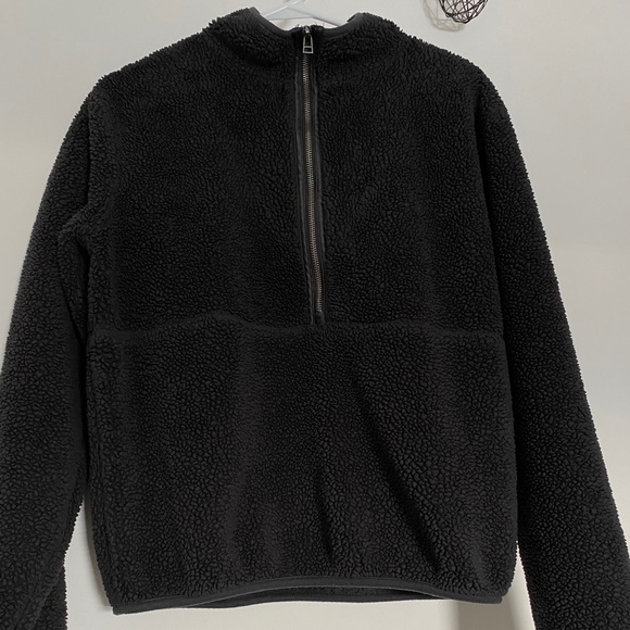 Dark Grey Half Zip Sweater - Picture 1 of 2